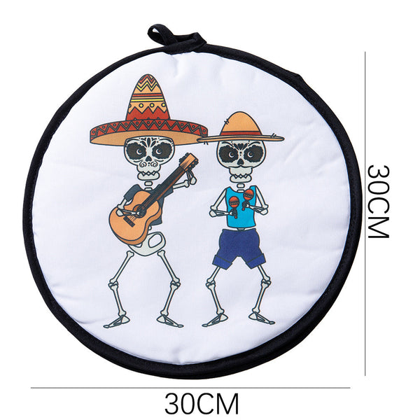 2 Pack 12 Inch Tortilla Warmer Pouch For Soft Tacos Pancakes & Potatoes (30X30cm Style 1) Countertop Food Warmers