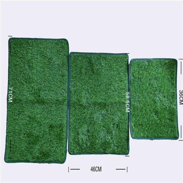 L Size Realistic Dog Potty Pad Indoor/Outdoor Pet Training Turf Easy To Clean & Tpr Material Artificial Grass