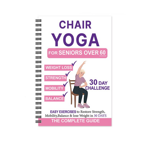 (Edition A)Chair Yoga For Weight Loss Guide Seniors Portable & Easy To Follow Wellness Workout Gentlely Fat Burning Muscle Toning Other Equipment & Ge