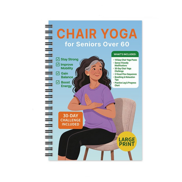 (Edition A)Chair Yoga For Weight Loss Guide Seniors Portable & Easy To Follow Wellness Workout Gentlely Fat Burning Muscle Toning Other Equipment & Ge