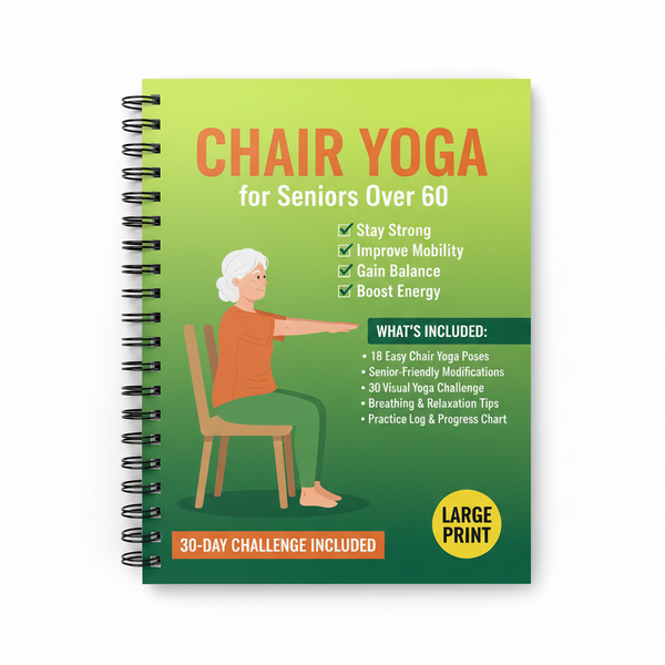 Edition D Chair Yoga For Weight Loss Guide Seniors Portable And Easy To Follow Wellness Workout Gentlely Fat Burning Muscle Toning Other Equipment & G