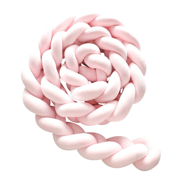 Pink 2M Nordic 3 Strand Hand Braided Knot Long Pillow Soft Plush Sofa Cushion Room Decor For Bedroom & Living Cushions & Decorative Pillows