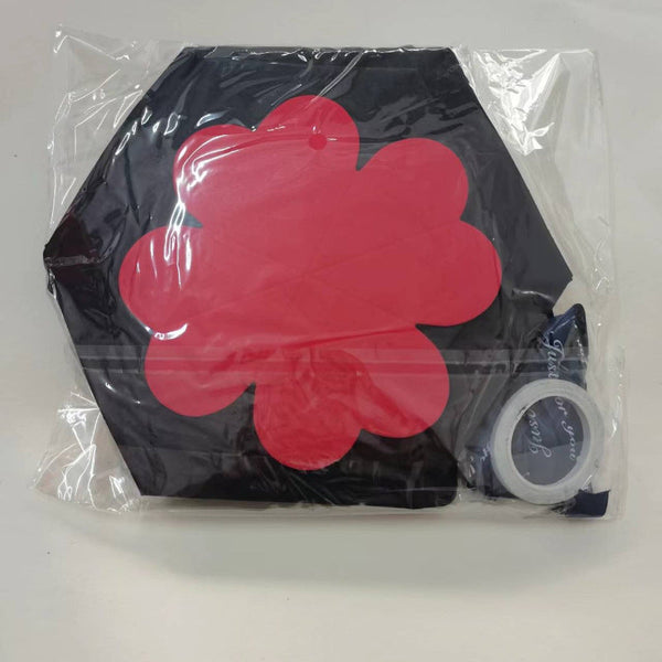 Black Hexagon 4 Layer 12 Pocket Explosion Gift Box(Diy) Creative Handmade Photo Album & Scrapbook For Anniversaries Birthdays Gift Boxes