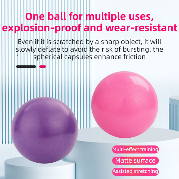 Grey Professional Pilates Ring & Yoga Ball Set Multipurpose Home Fitness Equipment For Whole Body Core Training Pelvic Floor Strengthening Yoga & Pila