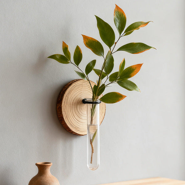 Wall Mounted Hydroponic Plant Test Tubeflower Pot For Indoor Plants & Cuttings Vases