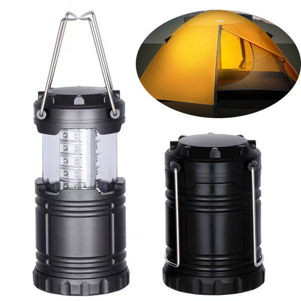 2 Pack 30Led Portable Handheld Collapsible Camping Lantern Ultra Bright 360A Emergency Tent Light For Hiking Fishing & Power Outages Lanterns