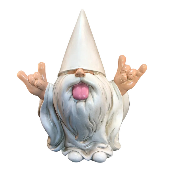 Naughty Garden Gnome Statue With Tongue Out Funny Resin Dwarf Figurine For Yard & Patio Sculptures & Figurines