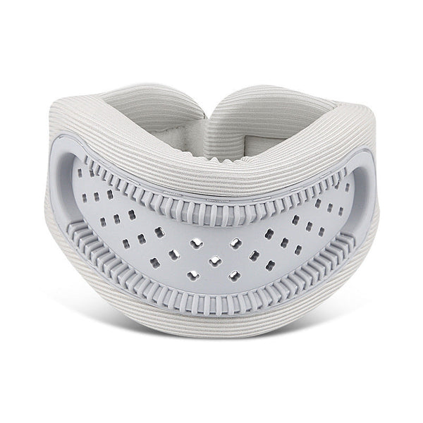 Pink Silicone Neck Brace With High Elastic Memory Foam & V Shape Prevent Forward Head Tilt And Posture Correction Orthotics Braces & Sleeves
