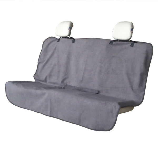 Grey Waterproof Towel Car Back Seat Cover Universal Non Slip Sweat Absorbent Bucket Protector For Gym Fitness And Beach Seat Covers