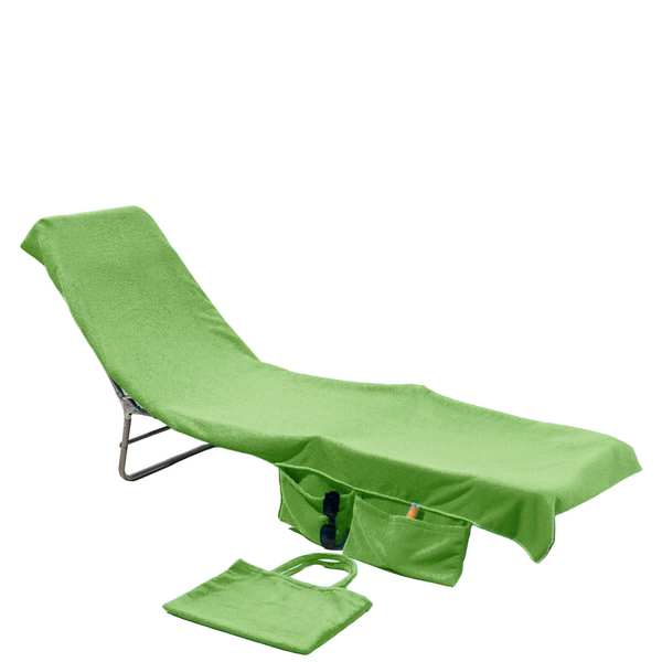2 In 1 Pink Microfiber Sun Lounger Towel & Portable Tote Bag Sand Free Quick Dry Beach Chair Cover With Side Pockets (75X211cm) Towels & Washcloths