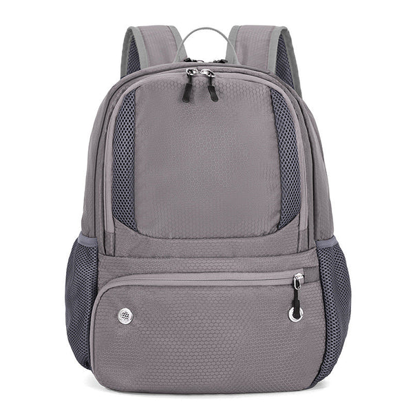 24L High Capacity Black Basketball Backpack With Shoe Compartment & Dedicated Ball Zone Waterproof Durable Oxford Training Bag Basketball Training Aid