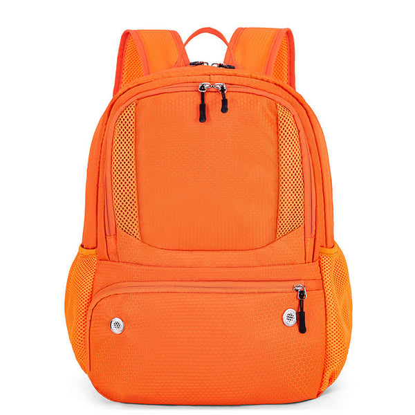 24L High Capacity Black Basketball Backpack With Shoe Compartment & Dedicated Ball Zone Waterproof Durable Oxford Training Bag Basketball Training Aid