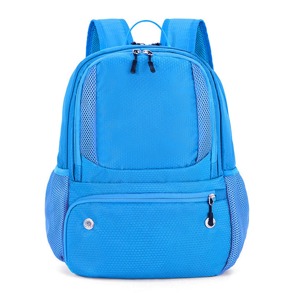 24L High Capacity Black Basketball Backpack With Shoe Compartment & Dedicated Ball Zone Waterproof Durable Oxford Training Bag Basketball Training Aid