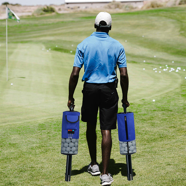 Black Lightweight Golf Retriever With Detachable No Bend Shag Tube & Mesh Bag Holding Up To 70 Ball Ball Pick Ups & Retrievers
