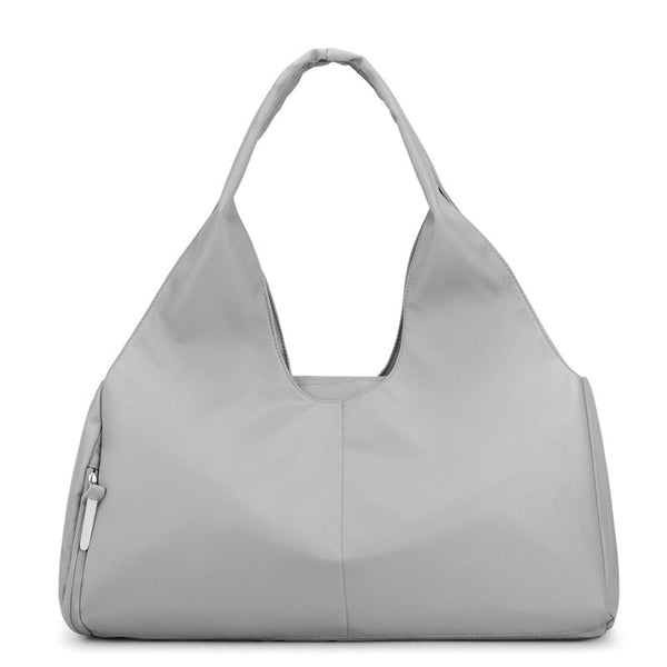Grey Large Capacity Travel Duffel Bag Lightweight Sports Gym With Dry Wet Separation For Weekend Getaways And Business Trips Gym Bags