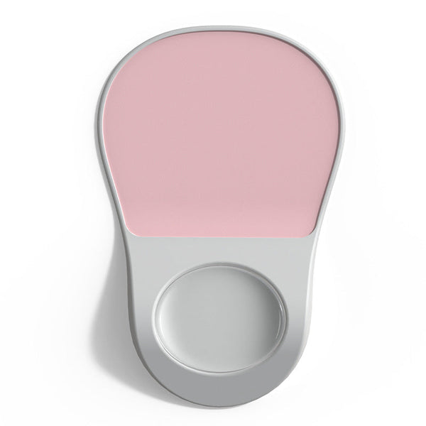 Pink Ergonomic Mouse Pad With Wrist Rest Support Soft Silicone Concave Groove Design 32.5Cm Non Slip Mat For Home Office & Gaming Mouse Pads & Wrist R