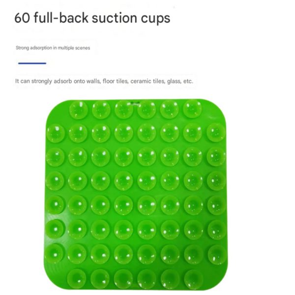 2Pcs Blue 20 X Cm Silicone Pet Lick Mat | Multi Zone Slow Feeder Pad With Suction Cups Anxiety Relief Dog & Cat Bowl Dog Feeding Mats