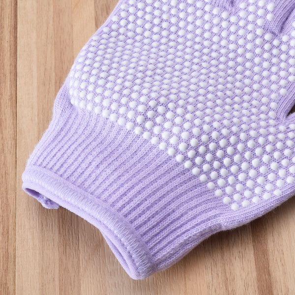 Pink 2 Pack Women's Non Slip Yoga Gloves Open Back Half Finger Cotton Stretchy Grip For Aerial Pilates And Fitness Gloves & Mittens
