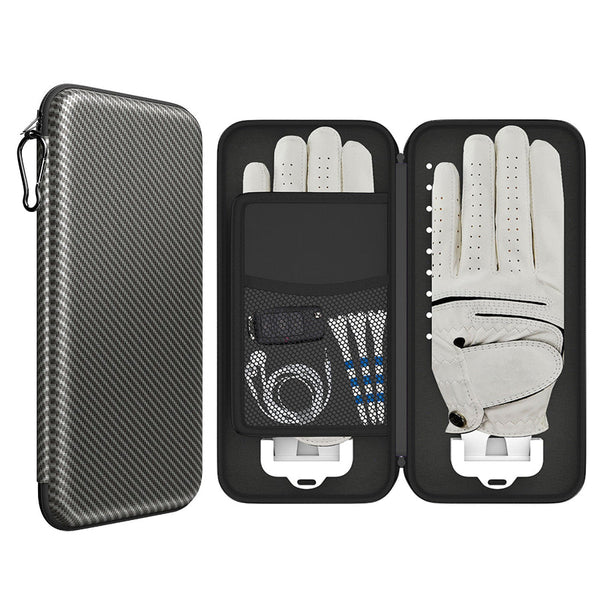 Grey Golf Glove Bag With Dual Support Frame & Hook Convenient Storage For Tees Ball Markers And Accessories Other Golf Accessories
