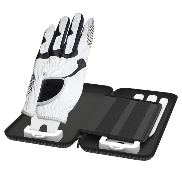 Grey Golf Glove Bag With Dual Support Frame & Hook Convenient Storage For Tees Ball Markers And Accessories Other Golf Accessories