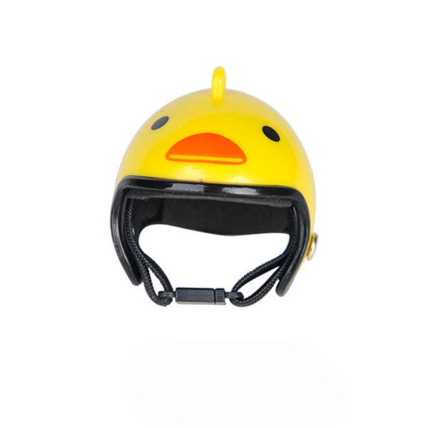 Yellow Pet Chicken Helmet Set Of 3 Protective Headgear For Chicks Hens And Birds Small Animal Supplies