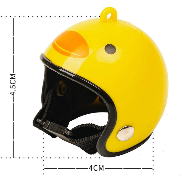 Yellow Pet Chicken Helmet Set Of 3 Protective Headgear For Chicks Hens And Birds Small Animal Supplies