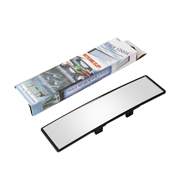 Wide View Curved Interior Rearview Mirror Anti Glare Fog Easy Clip On Installation Mirrors