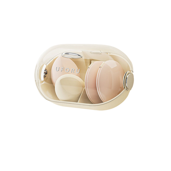 Punch Free Wall Mounted Beauty Egg Storage Box With Lid Makeup Bags & Cases
