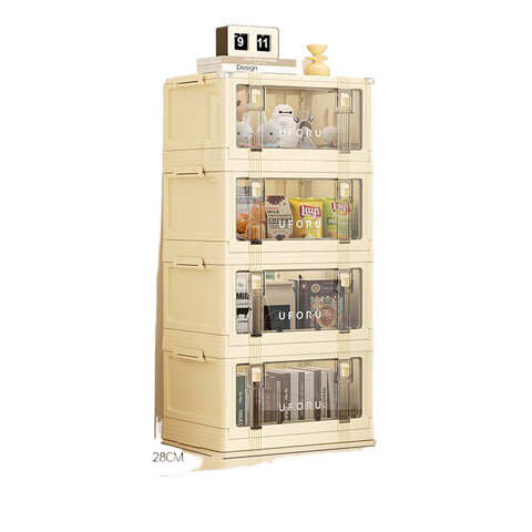 Elosung Folding Storage Box Small Four Layers Storage Boxes