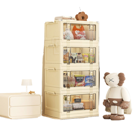 Elosung Folding Storage Box Large 4 Layer Storage Boxes