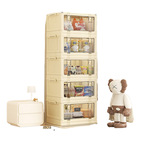 Elosung Folding Storage Box Large Size 5 Layers Storage Boxes