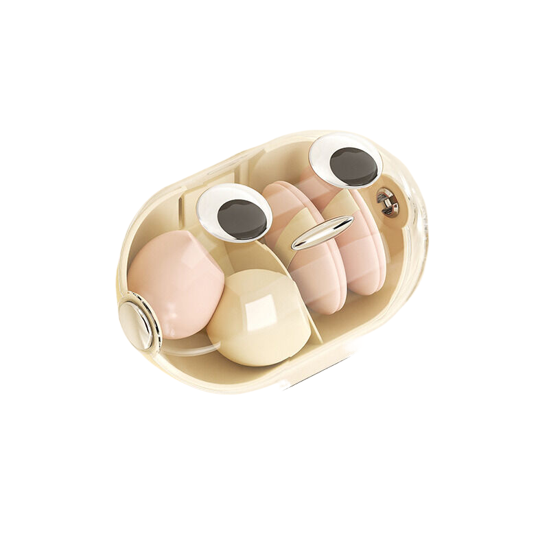 Elosung Pufferfish Beauty Egg Storage Box Makeup Bags & Cases