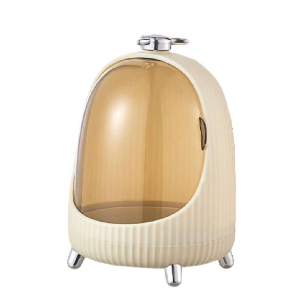 Elosung Egg Shaped Makeup Organizer (Small) Cream White 18 * 26Cm Makeup Bags & Cases