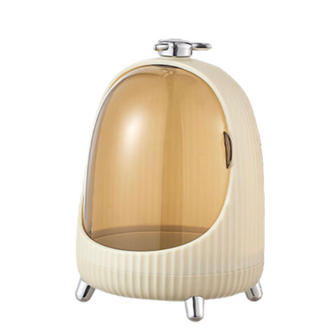 Elosung Egg Shaped Makeup Organizer (Small) Cream White 18 * 26Cm Makeup Bags & Cases