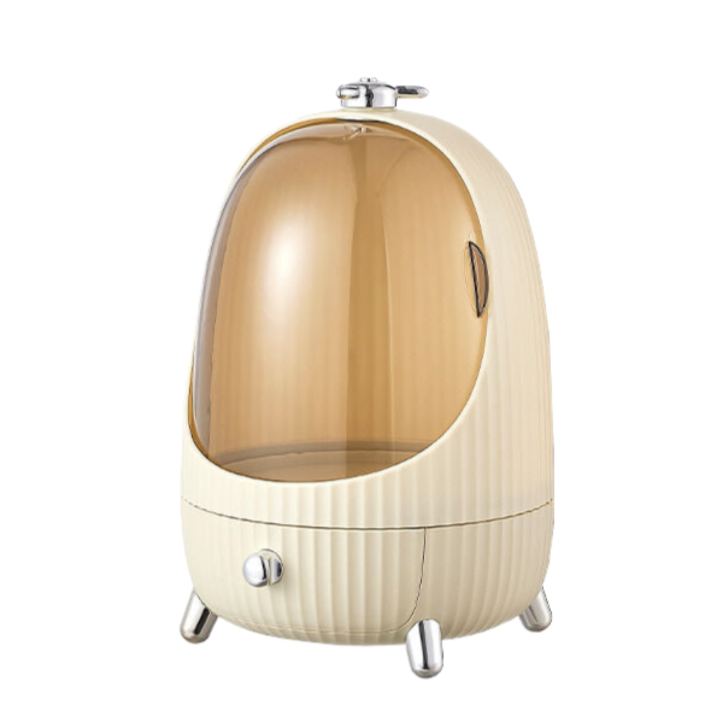 Elosung Egg Shaped Makeup Organizer (Large) Cream White 21.5 * 33.8Cm Makeup Bags & Cases