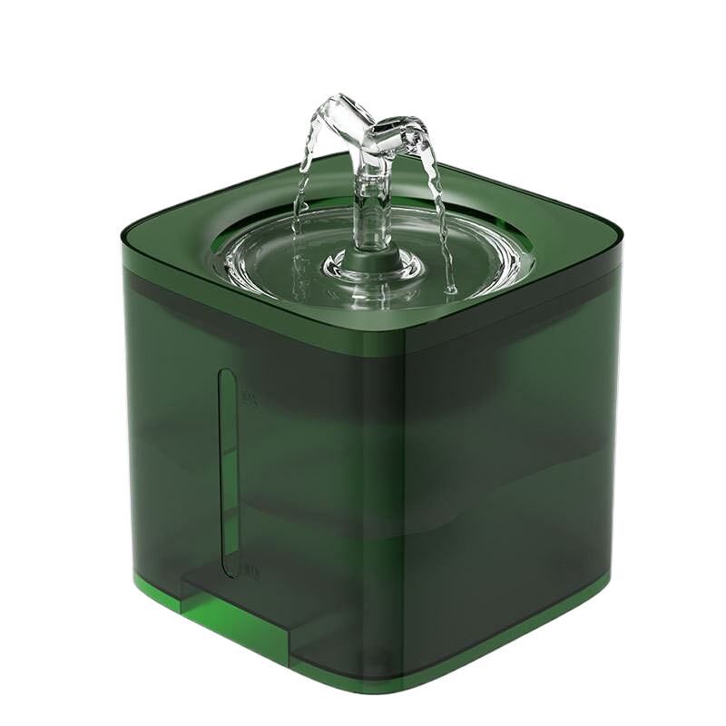 Elosung Dark Green Pet Automatic Water Dispenser Version 161 X 153Mm Dog Automatic Feeders