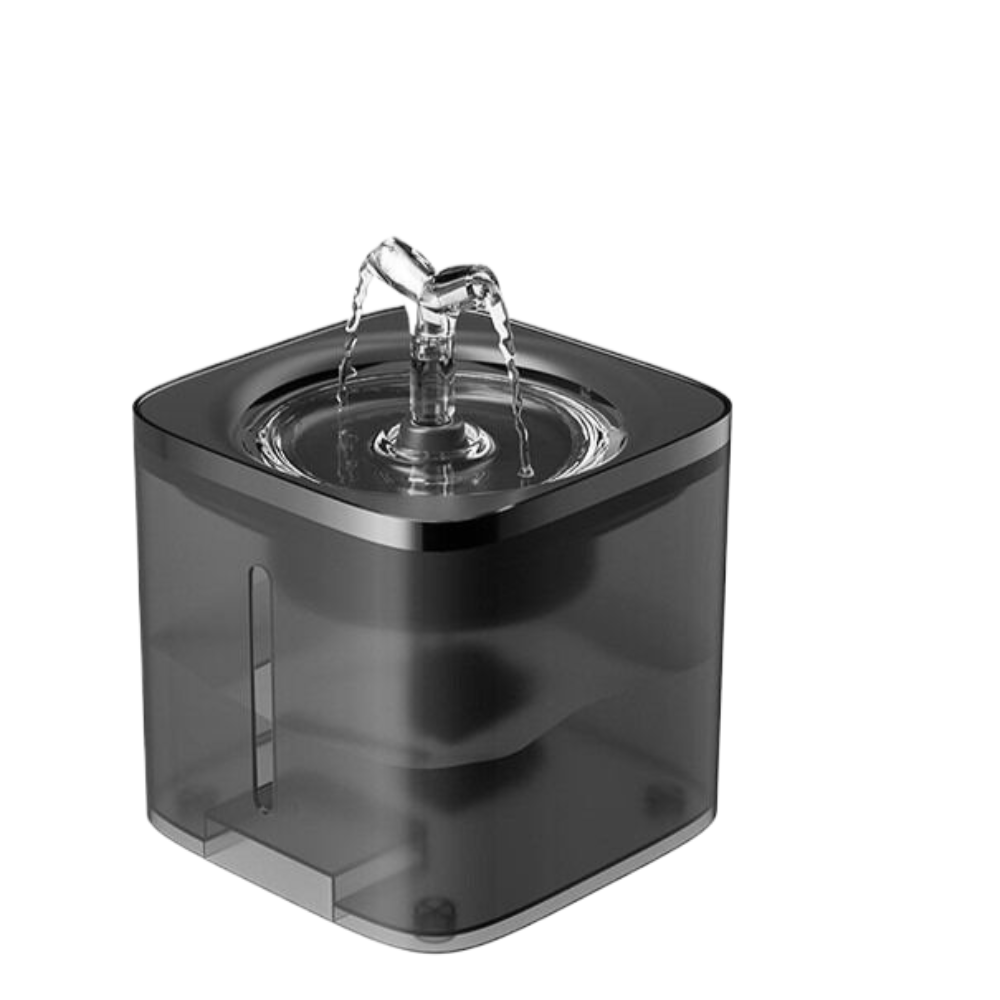 Elosung Dark Grey Pet Automatic Water Dispenser [Version] 161 X 153Mm Dog Automatic Feeders