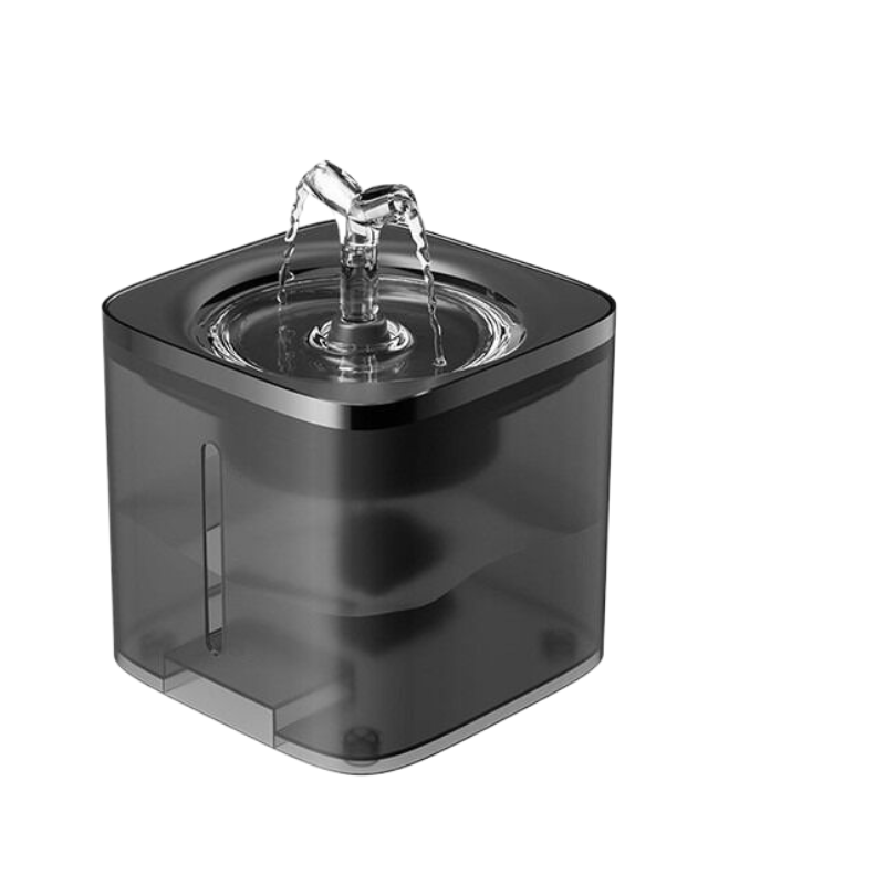Elosung Dark Gray Pet Automatic Water Dispenser [Intelligent Version] 161 X 153Mm Dog Automatic Feeders
