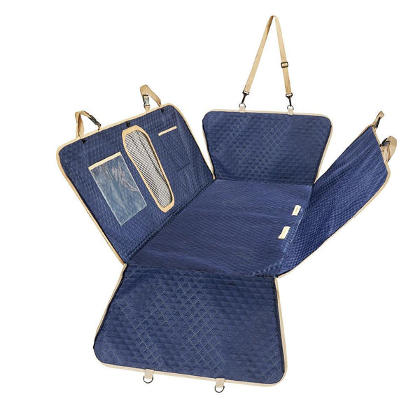 Elosung Supporting Board Car Carrier Pad Blue Brown 137 * 164Cm Pet Transport