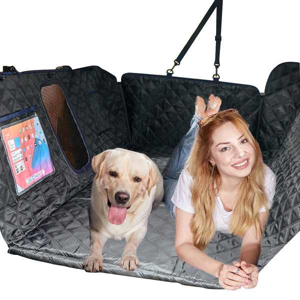 Elosung Support Board Pet Car Pad Black 137 X 164Cm Pet Transport