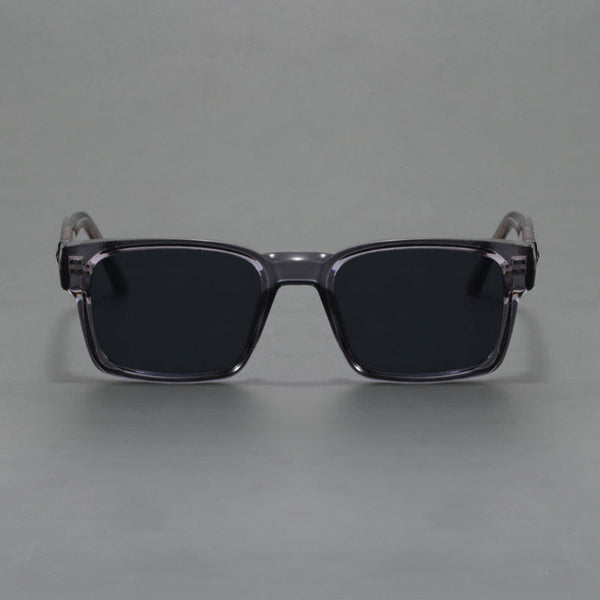 Elosung Dark Grey Trendy Oversized Lightweight Blue Blocking For Men Anti Fog Photochromic And Uv Protection Sunglasses