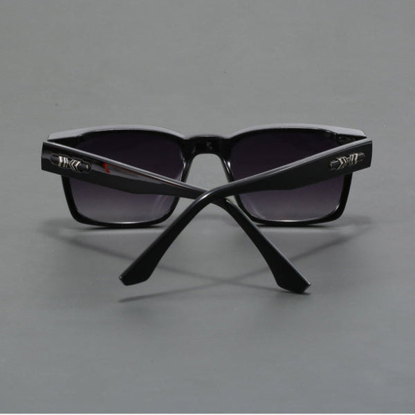 Elosung Dark Grey Trendy Oversized Lightweight Blue Blocking For Men Anti Fog Photochromic And Uv Protection Sunglasses