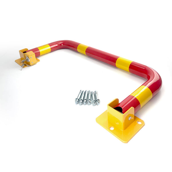 Arch Parking Barrier Fold Down Vehicle Security Locker Keyed Different Safety Cones Posts Barriers