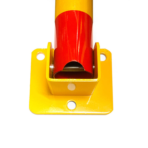 Arch Parking Barrier Fold Down Vehicle Security Locker Keyed Alike Safety Cones Posts Barriers
