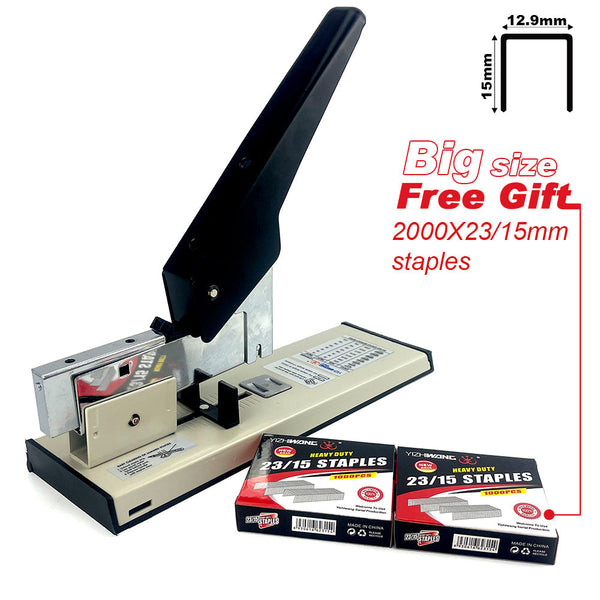 Heavy Duty Big Size Stepler With Free 2000X23/15 Steples Office Stationary Staplers