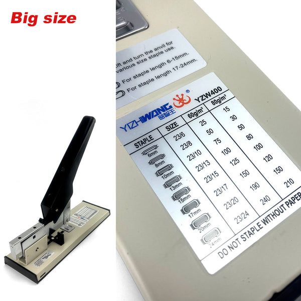 Heavy Duty Big Size Stepler With Free 2000X23/15 Steples Office Stationary Staplers