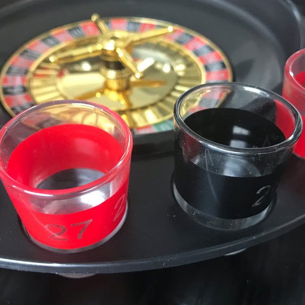 Oz Goodlife Wine Game Shot Drinking Roulette Set With Casino Spin Glass Party Bar Party Games & Activities