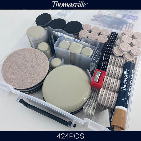 Oz Goodlife Thomasville Floor Surface Protection Kit 424 Pieces Felts Bumpers Sliders Grips Furniture Parts