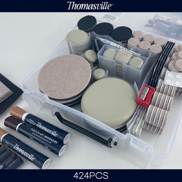 Oz Goodlife Thomasville Floor Surface Protection Kit 424 Pieces Felts Bumpers Sliders Grips Furniture Parts