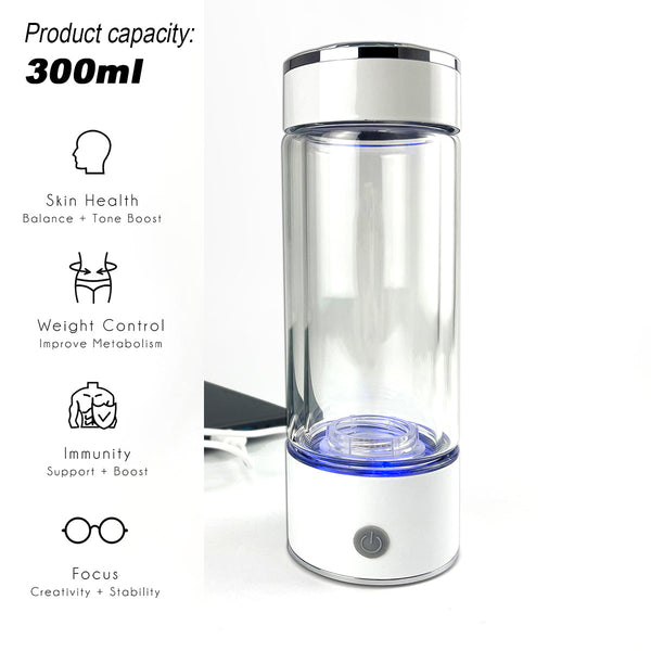 Oz Goodlife 300Ml H2 Hydrogen Water Bottle Alkaline Ionizer High Compatibility Au Portable Water Filters